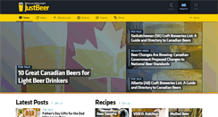 Desktop Screenshot of justbeerapp.com