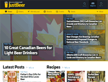 Tablet Screenshot of justbeerapp.com